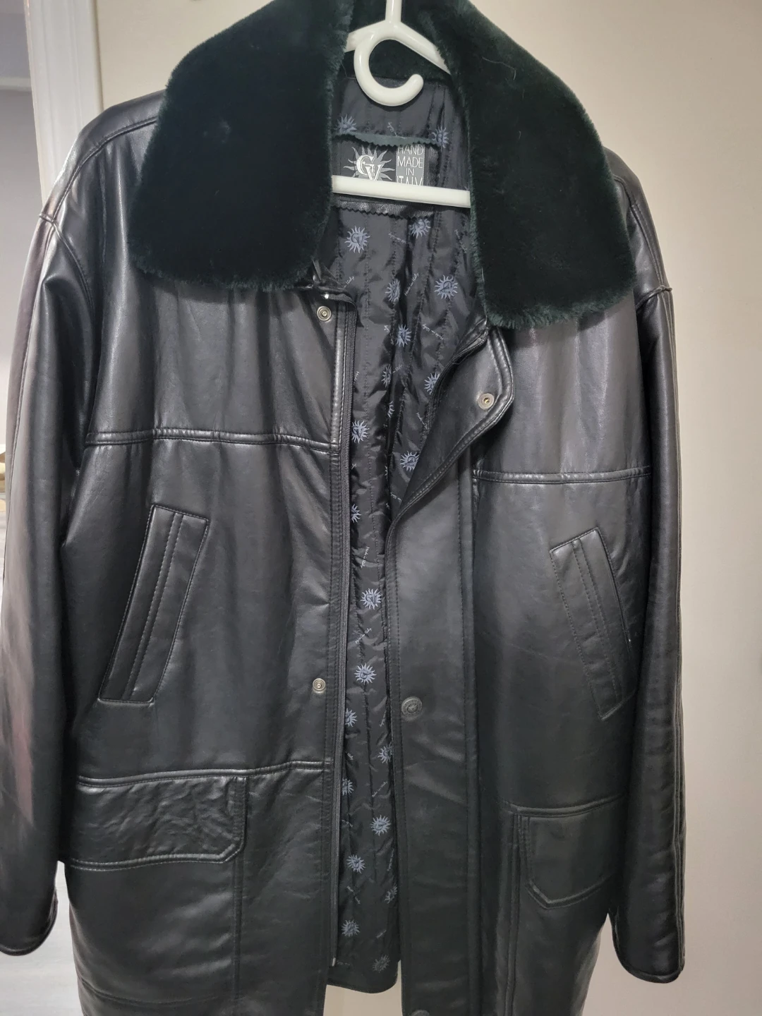 GV Hand Made Italy Leather Jacket