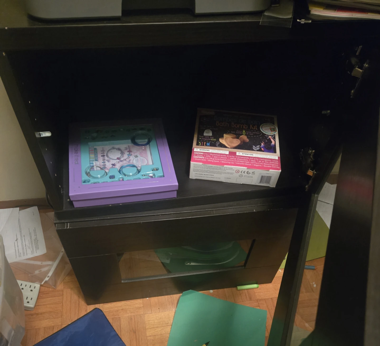 Glass and storage shelf - photo 2