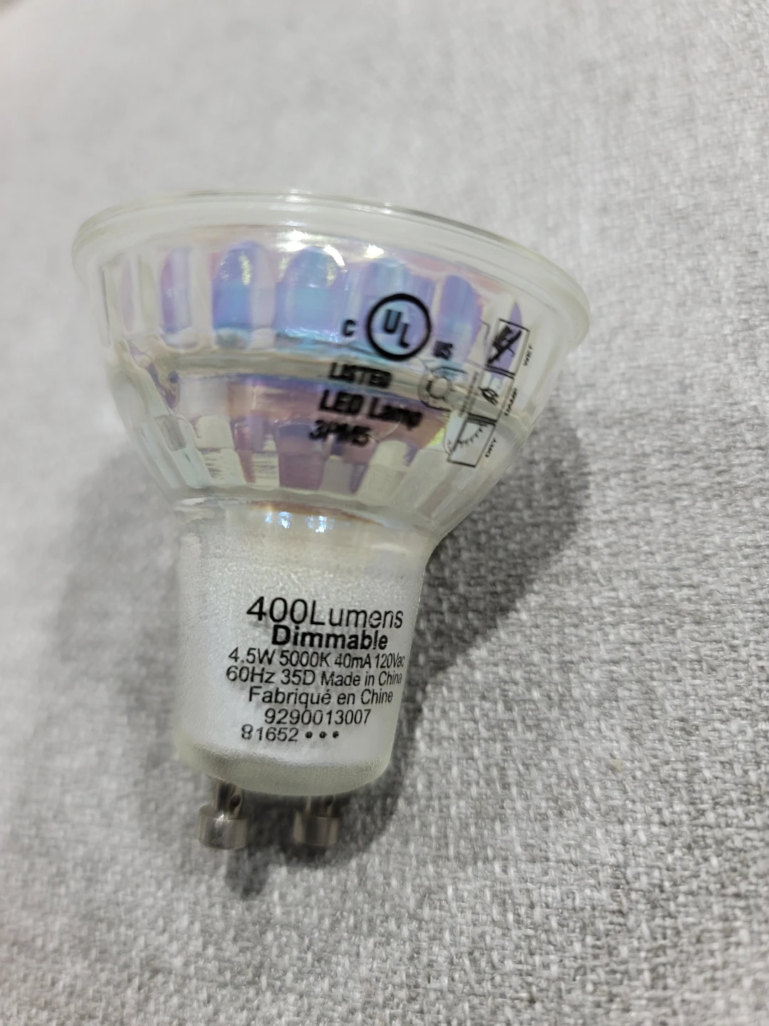 Philips GU10 led bulb. 400 Lumens Dimmable LED Lamp - photo 3