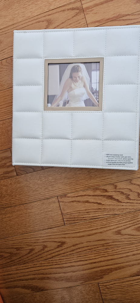 White Quilted Photo Album