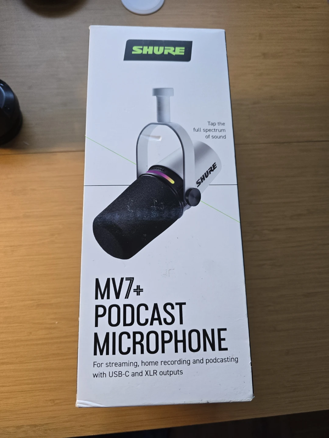 New Shure MV7+ Podcast Microphone