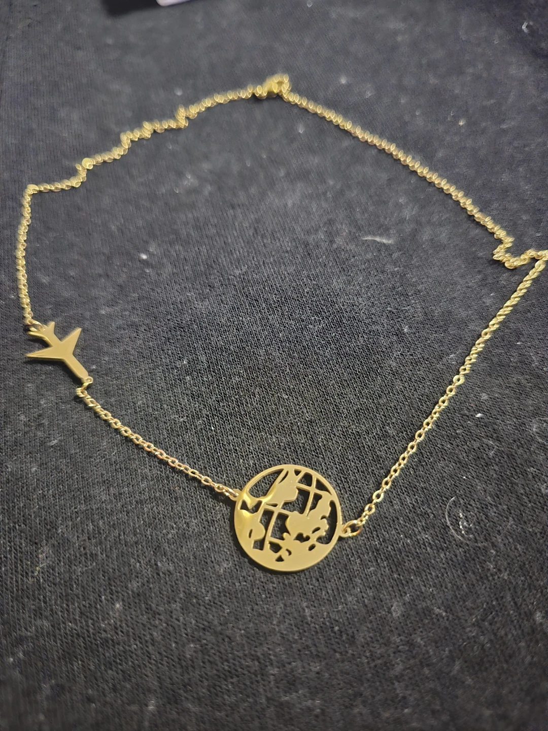 Gold Plated Necklace & Bracelet Set