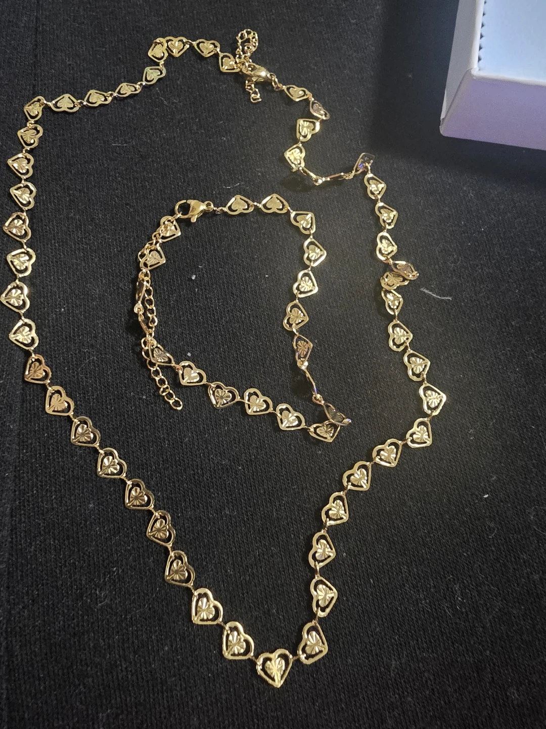 Gold Plated Necklace & Bracelet Set - photo 3