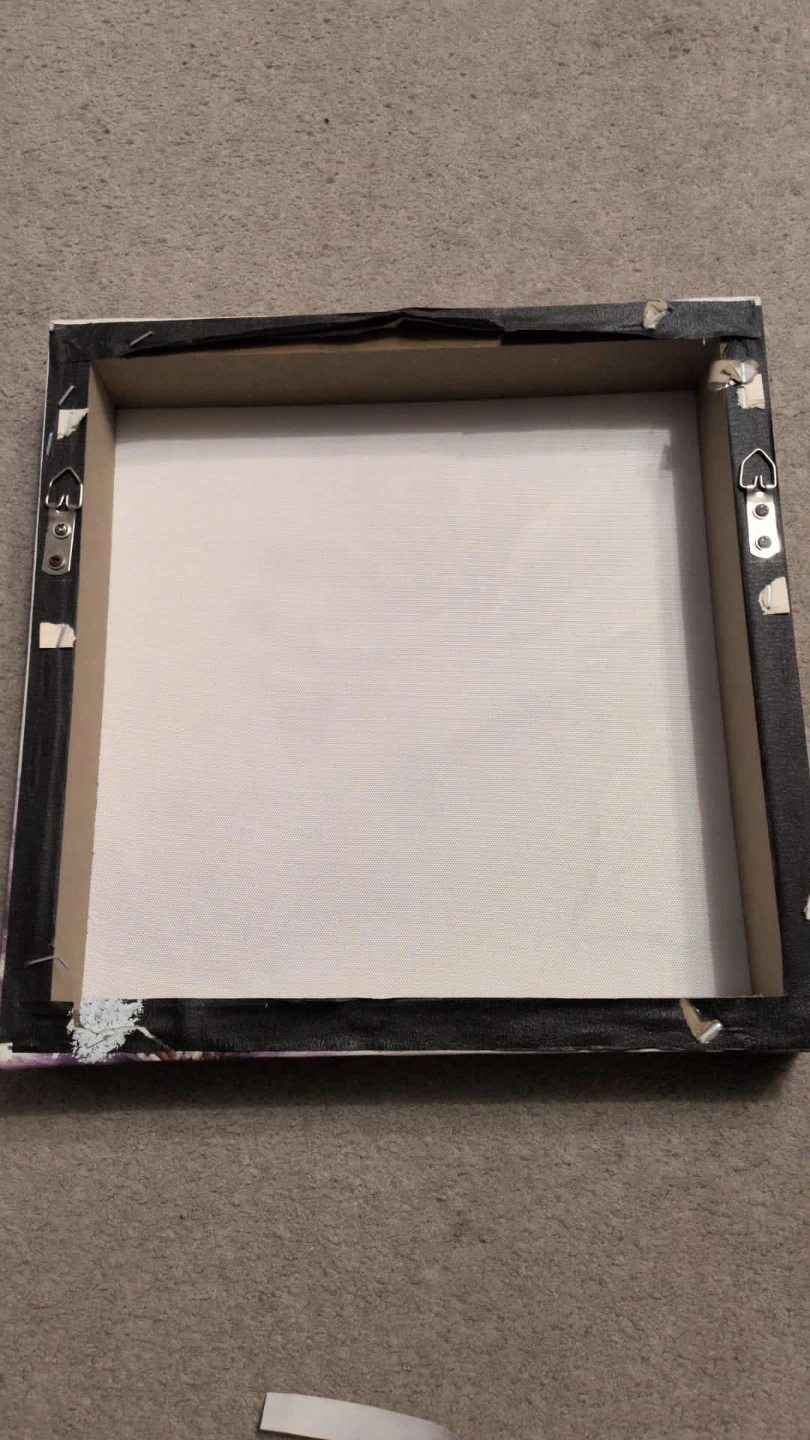 Purple floral small square canvas - PICK UP ASAP! - photo 3