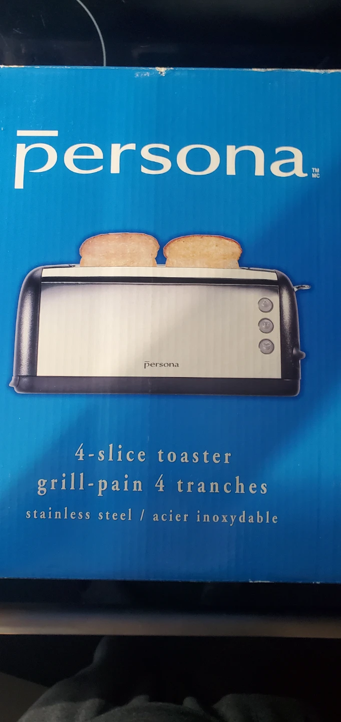 Persona 4-Slice Stainless Steel Toaster - photo 2