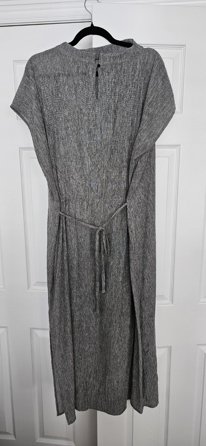 Eileen Fisher Gray Textured Knit Dress - 1X - photo 2