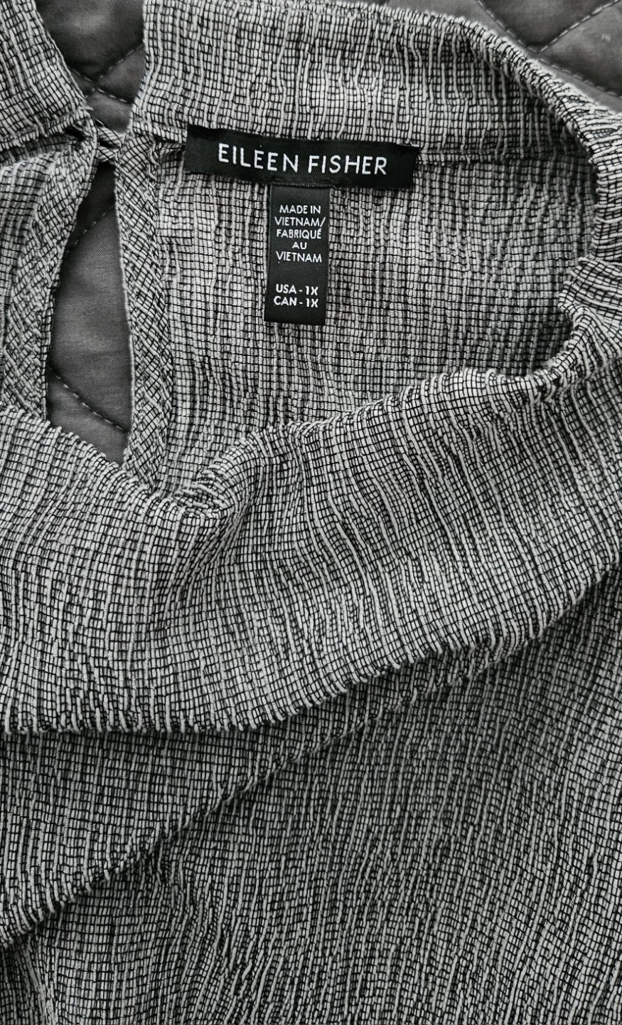 Eileen Fisher Gray Textured Knit Dress - 1X - photo 3
