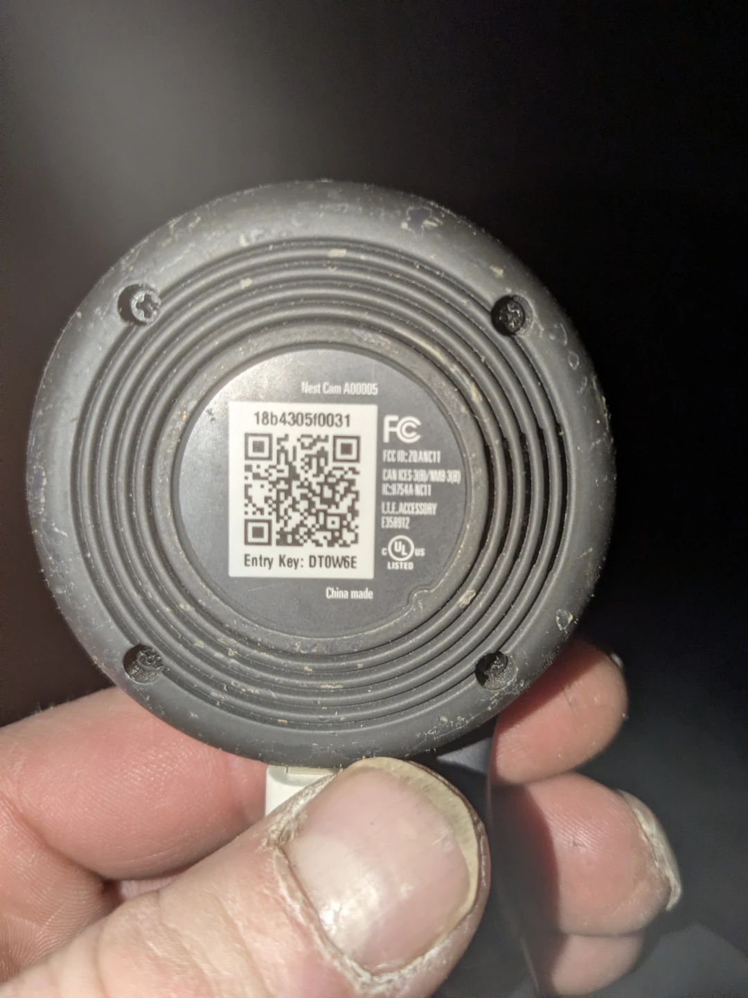 Google Nest Cam A00005 Security Camera