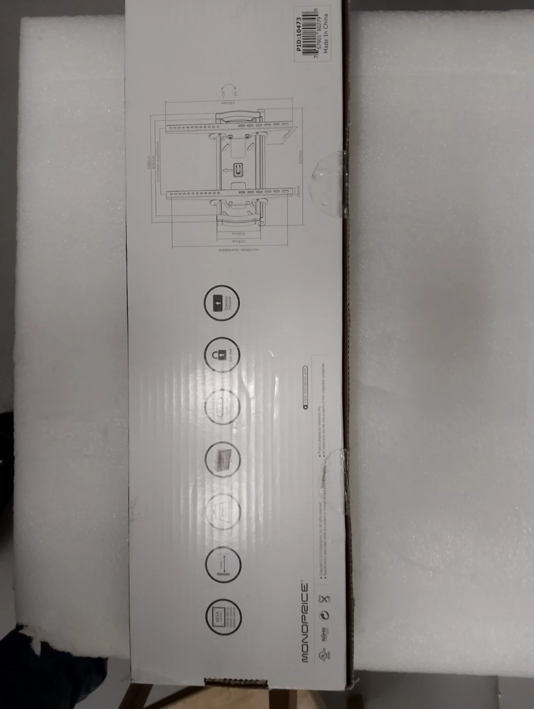 BNIB!!! Monoprice Low Profile TV Wall Mount 32"-55" - photo 2