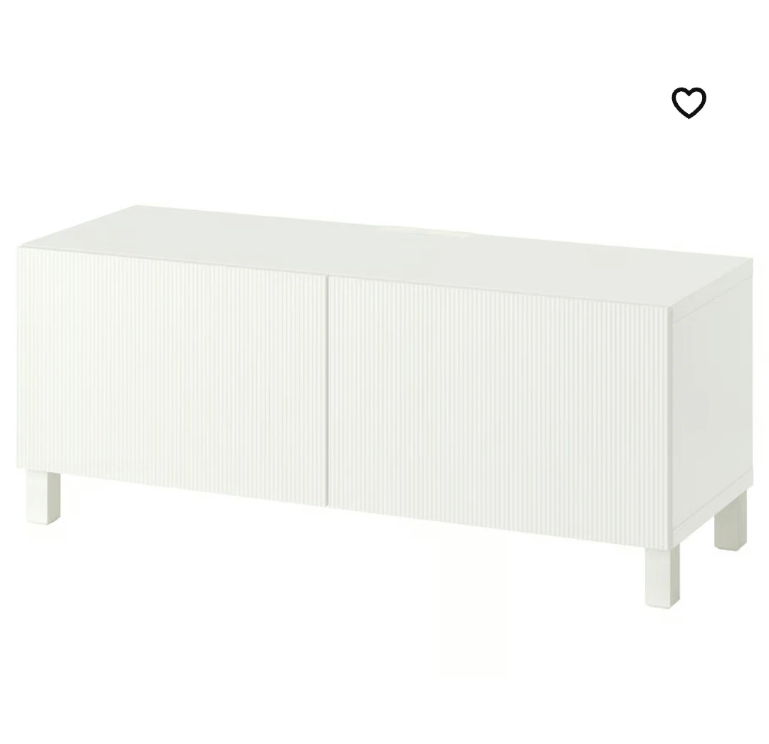 IKEA BESTA TV Unit, White, 120x42x48 cm - photo 4