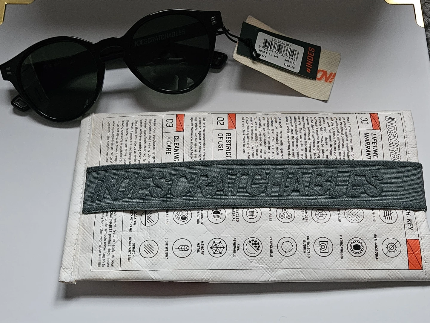 New INDES #INDESCRATCHABLES Sunglasses Black - photo 2