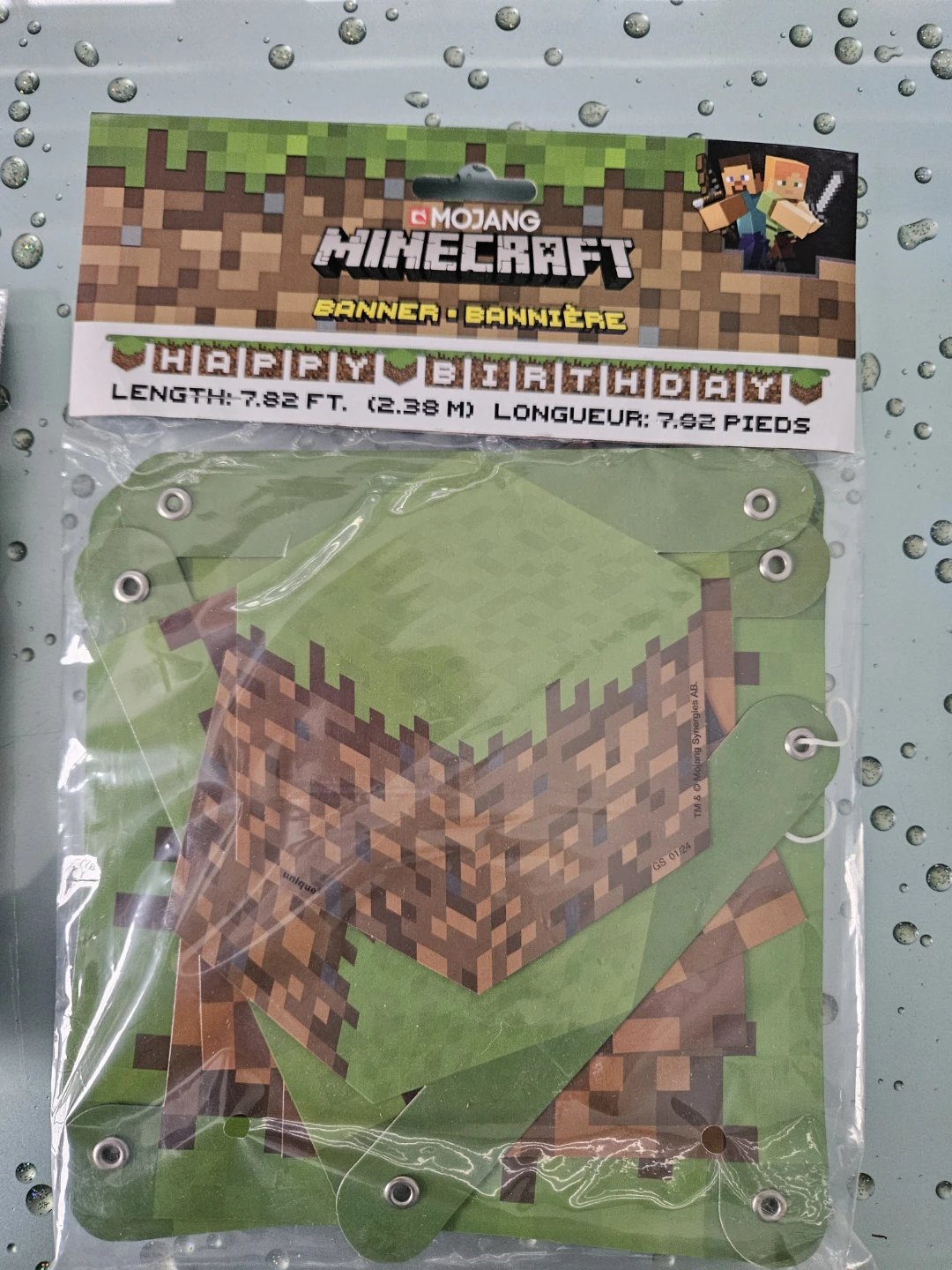 Minecraft Creeper Balloons & Happy Birthday Banner - photo 2