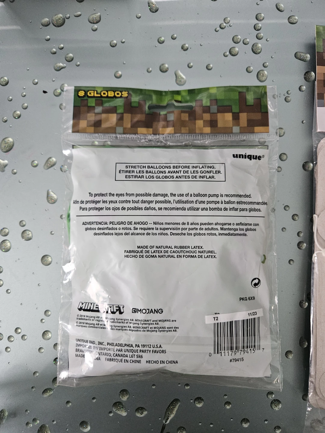 Minecraft Creeper Balloons & Happy Birthday Banner - photo 4