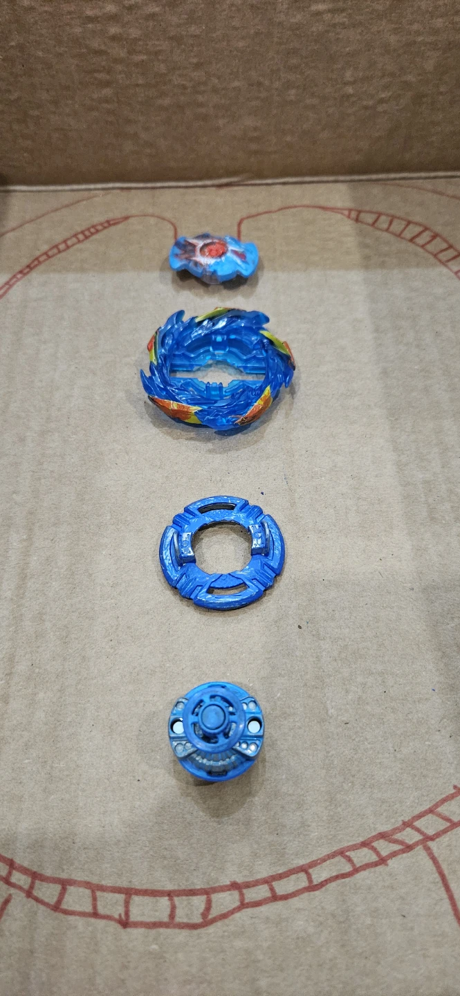 Blue Beyblade Burst surge beyblade.