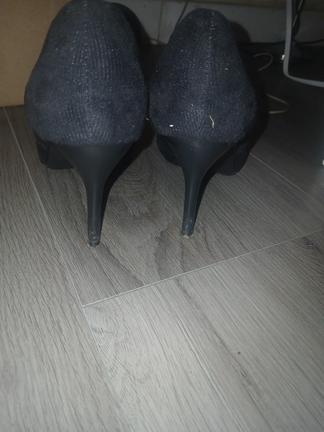 Black Pointed-Toe Heels - photo 3