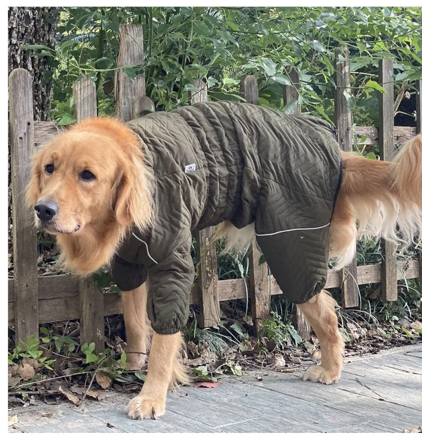 XL-Warm Dog Coat Double Layers Dog Vest,