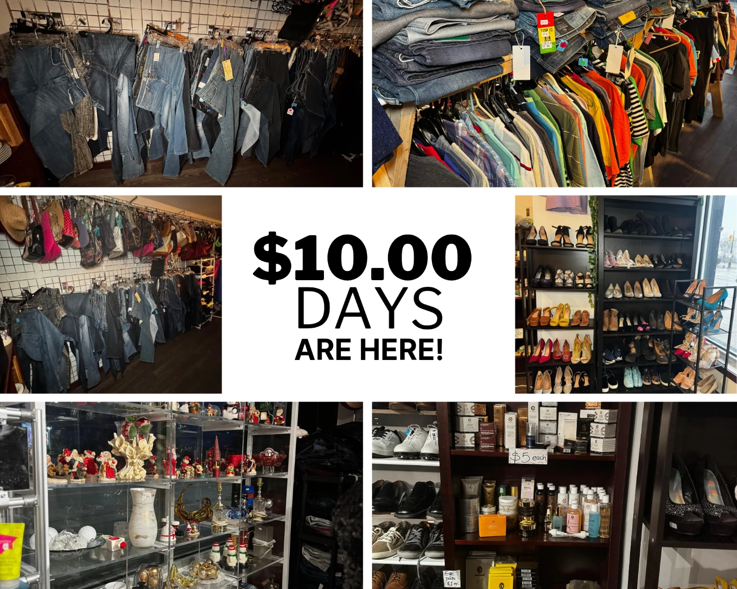 $10 Dollar Days - Clothing & More!