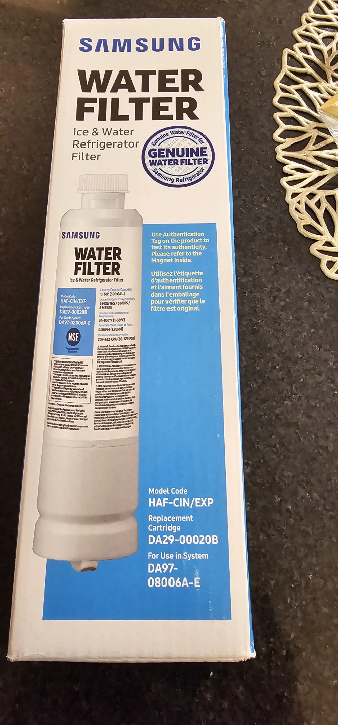 Samsung Water Filter HAF-CIN/EXP DA97-00020B