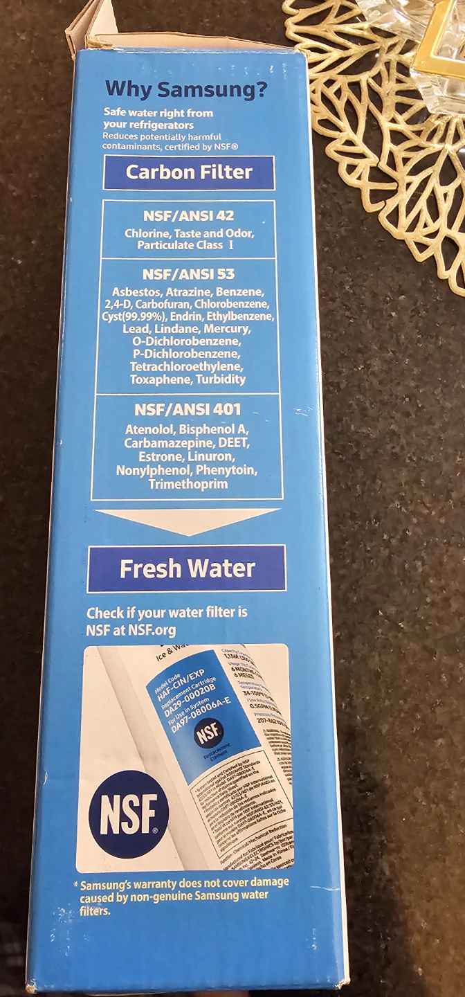 Samsung Water Filter HAF-CIN/EXP DA97-00020B - photo 2