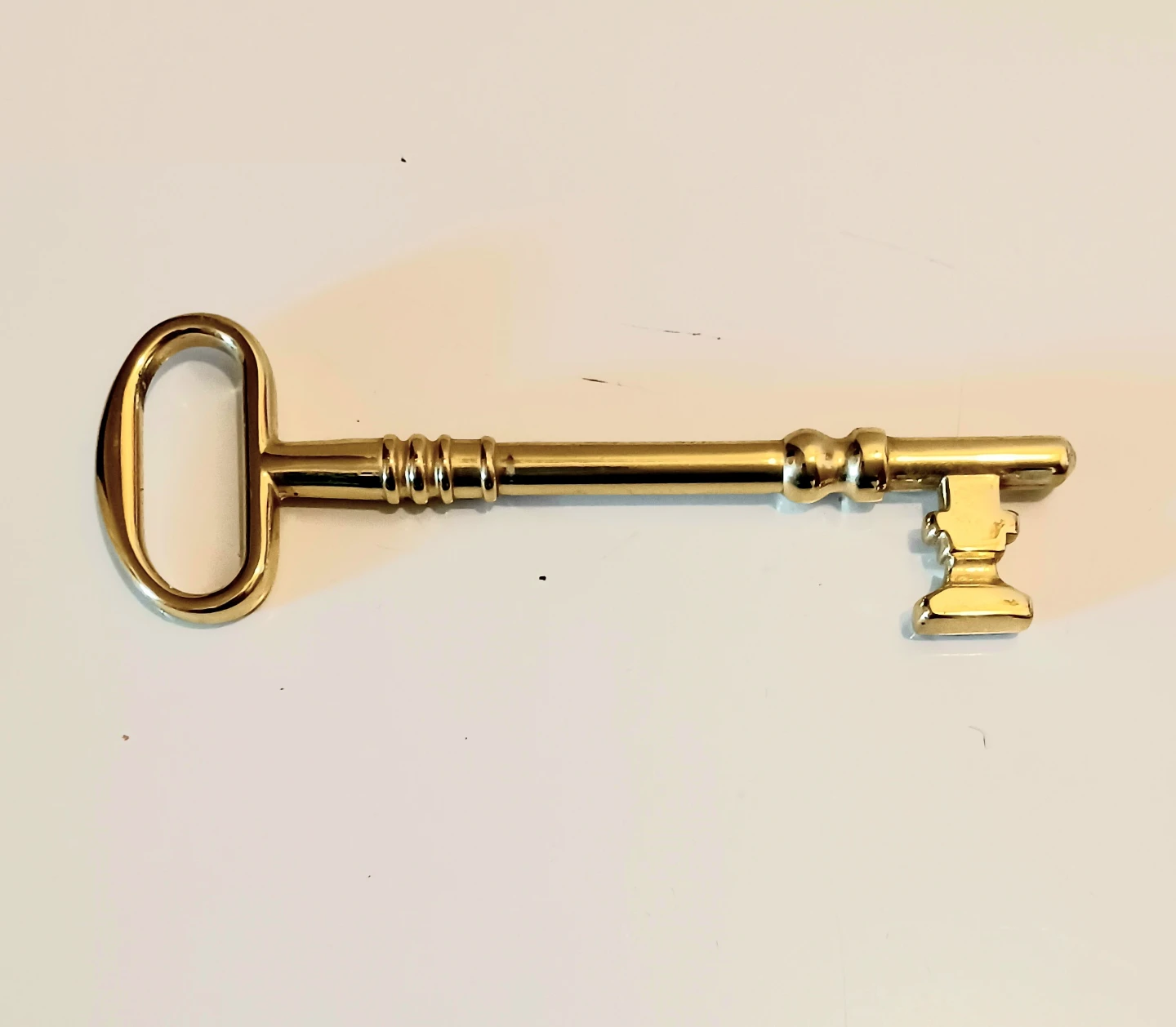Antiqe Gold Plated Skelton Key - photo 2