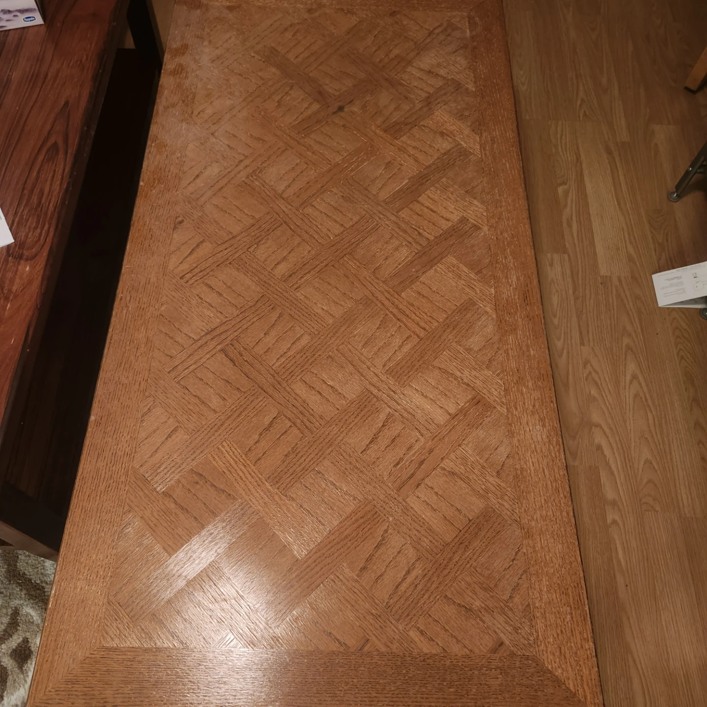 Oak Wood Coffee Table