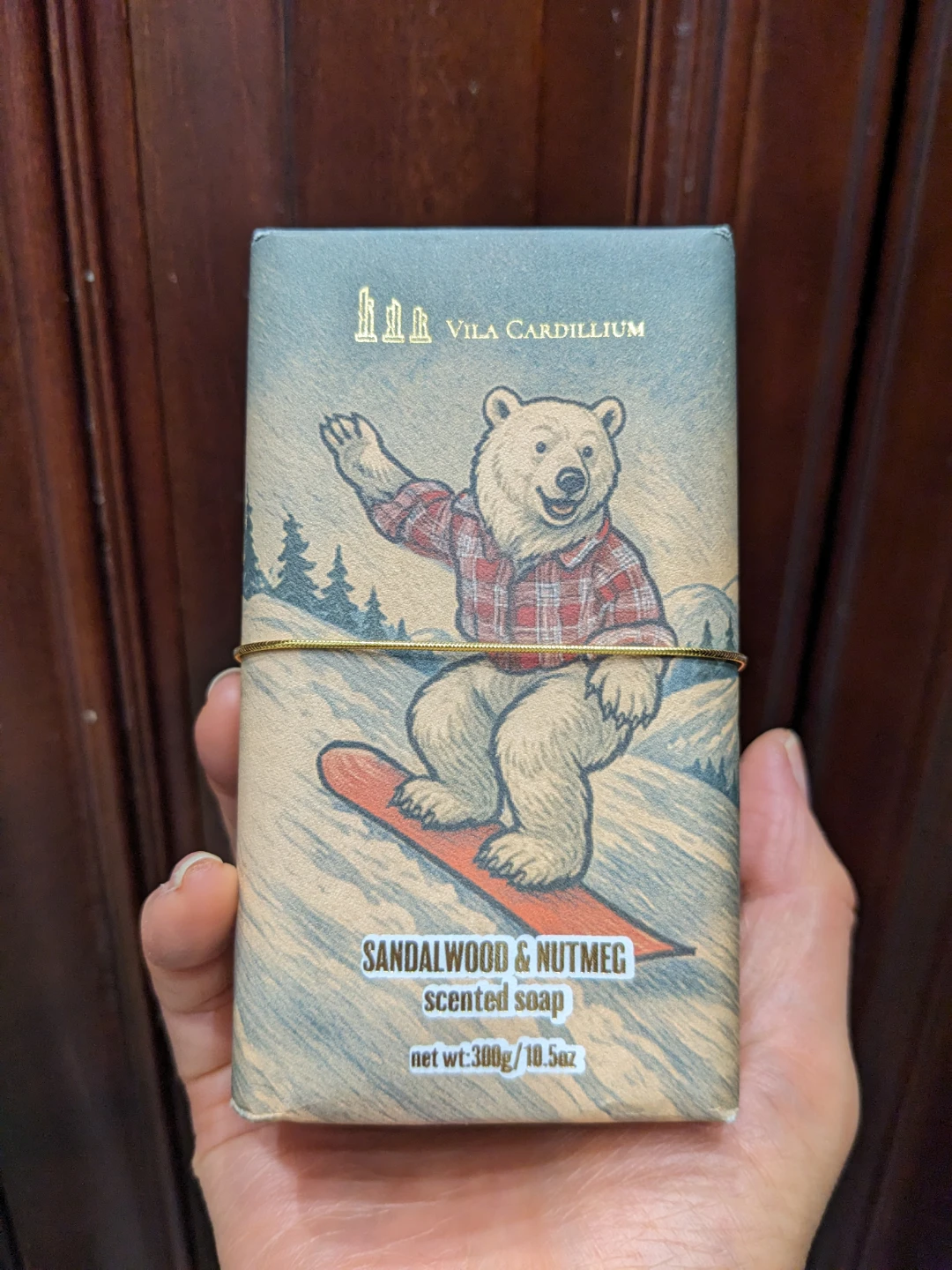 🧡Vila Cardillium Sandalwood & Nutmeg Scented Soap