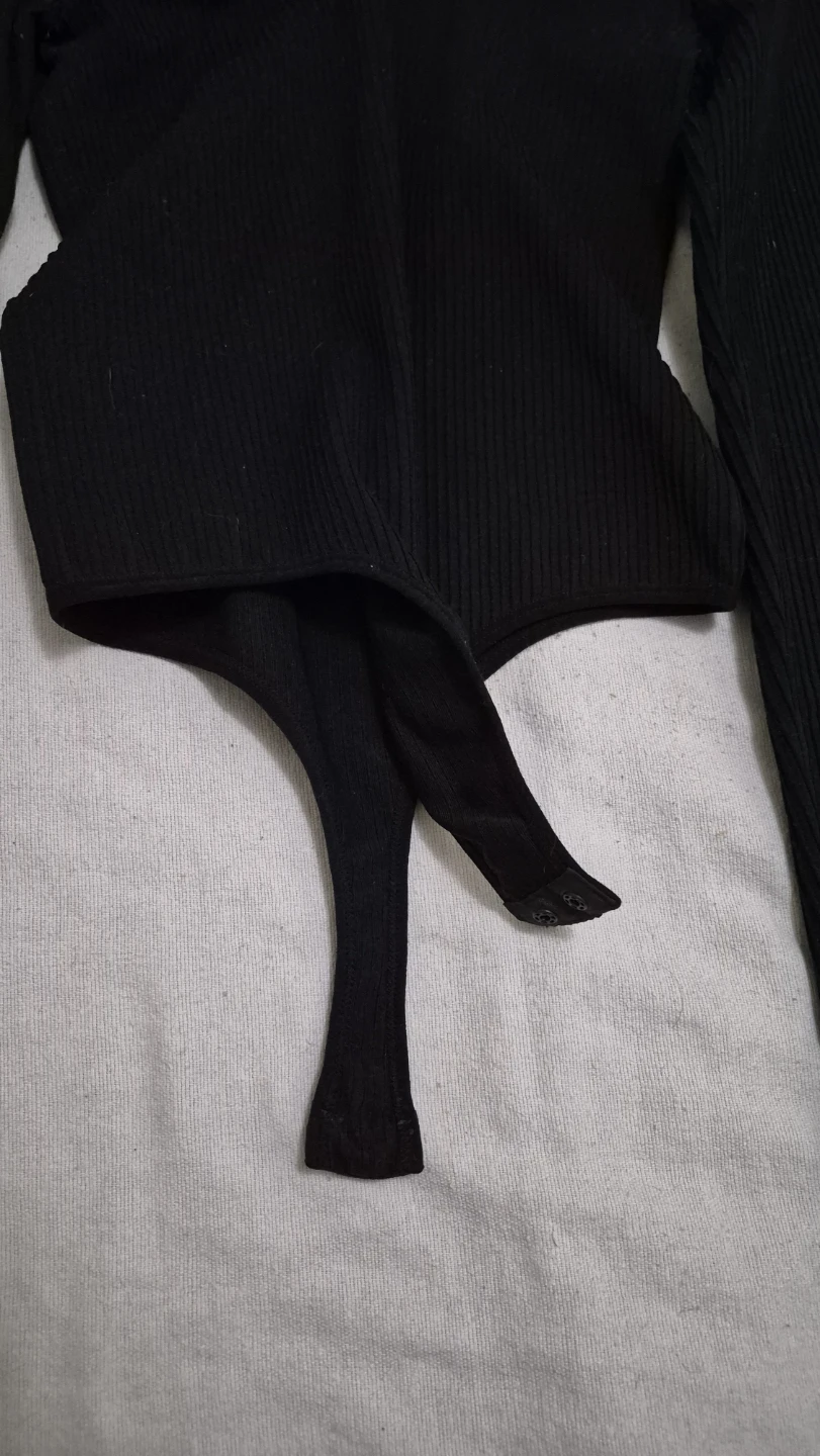 Nameless Black Long Sleeve Bodysuit - XS/S - photo 3