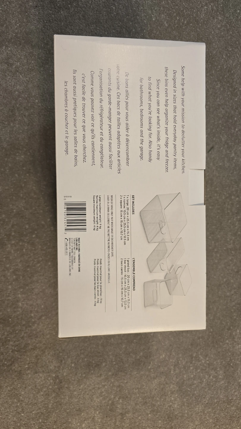 New President's Choice Pantry Storage Bin Set (4 Bins) - photo 4