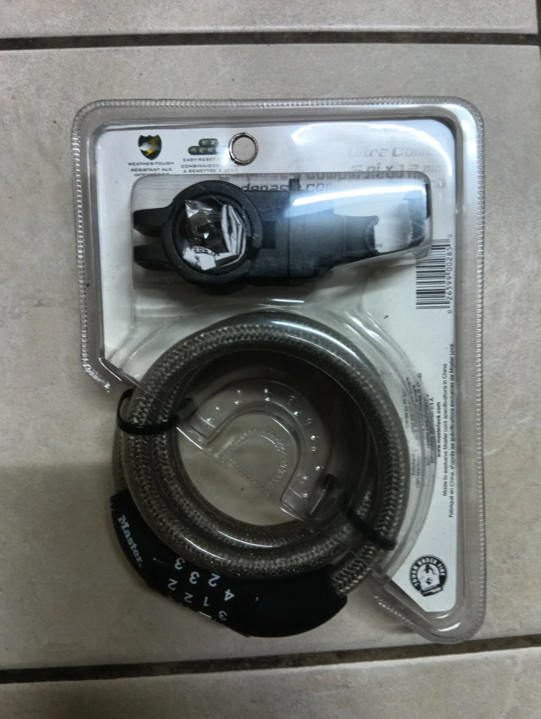 Master Lock Ultra Combo Cable Lock - NEW - photo 2