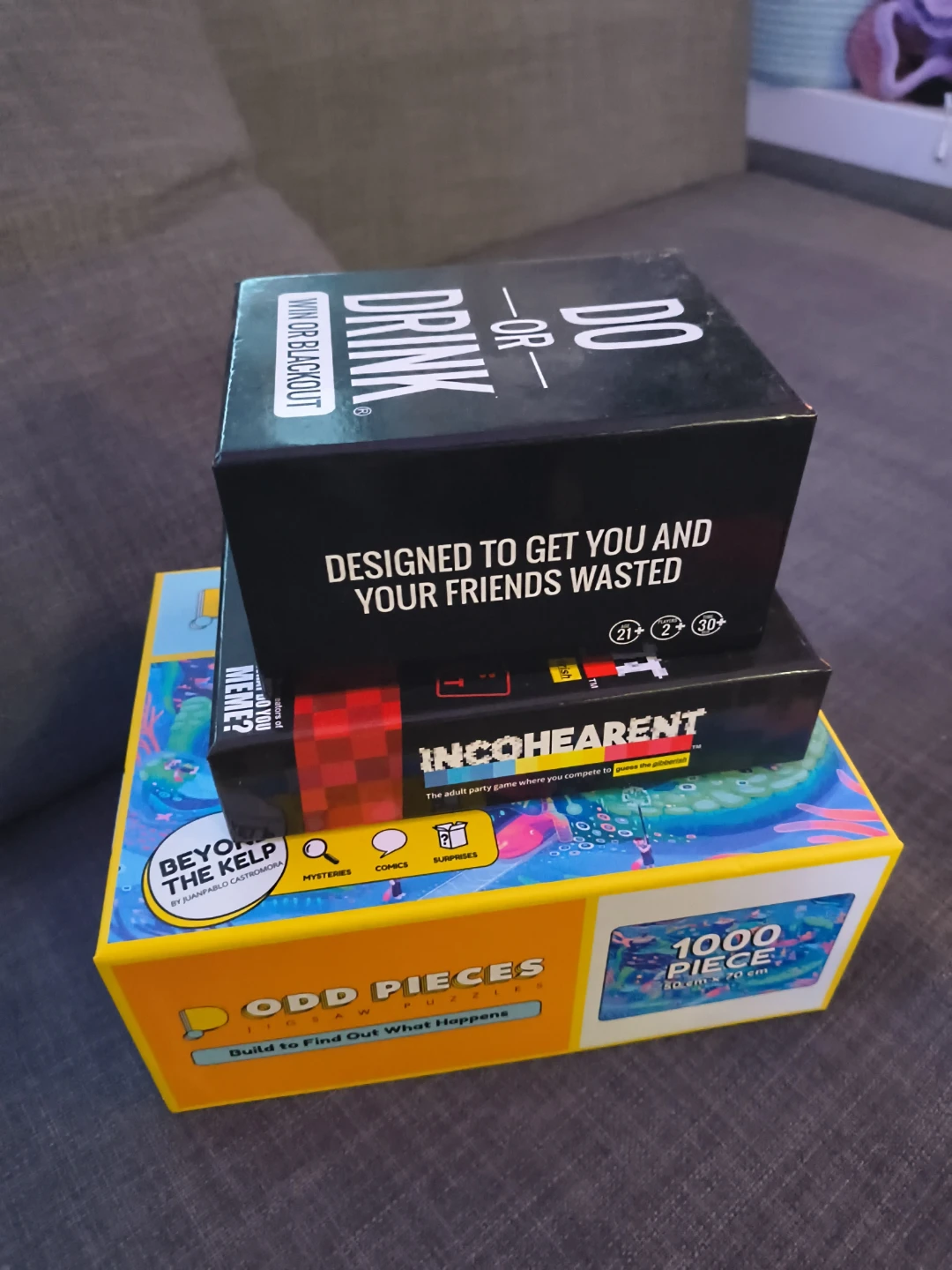 2 Card Games & Puzzle bundle - adult