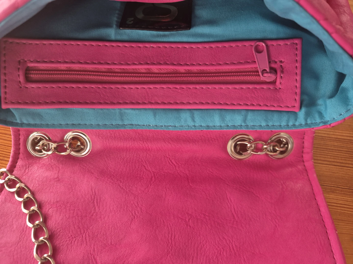 Hot Pink Quilted Chain Shoulder Bag - photo 5