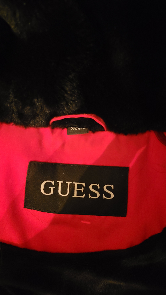 🧡 Guess Pink Winter Coat Size S - photo 2