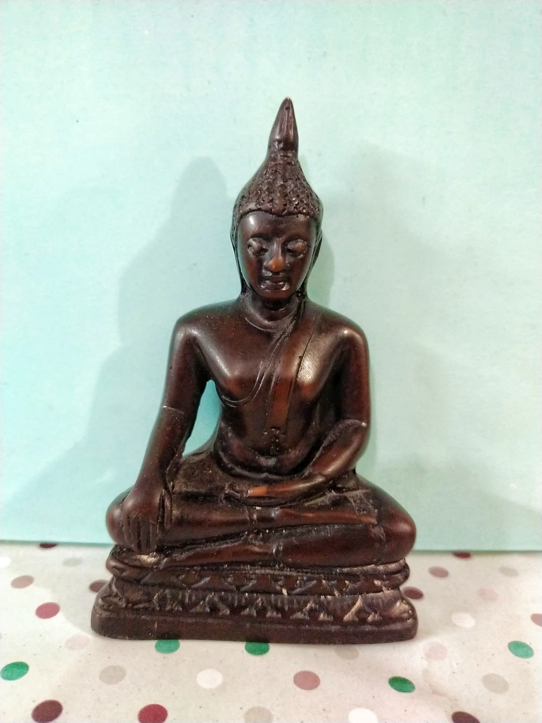 Buddah sculpture 4 x 2.5 inches - photo 3
