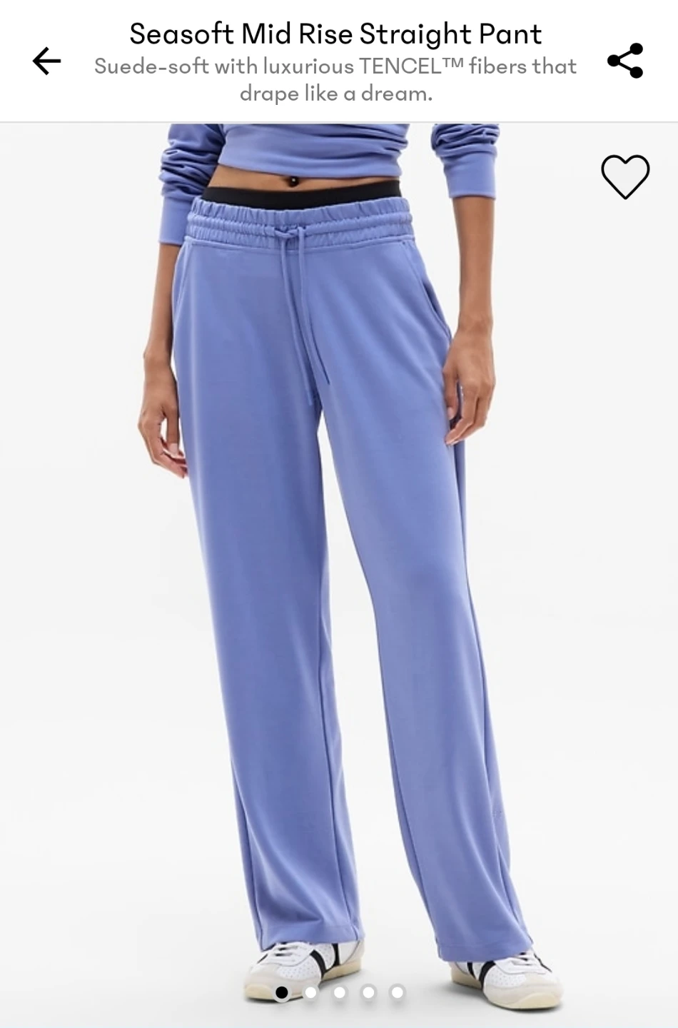 Athleta Seasoft Mid Rise Straight Pant