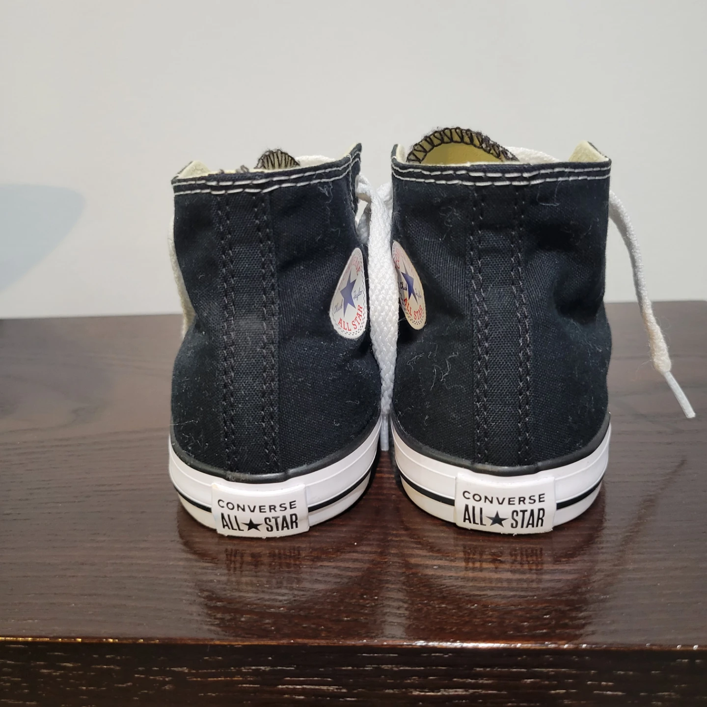 Converse All Star High Top Sneakers - Black Youth Size 10 - photo 3