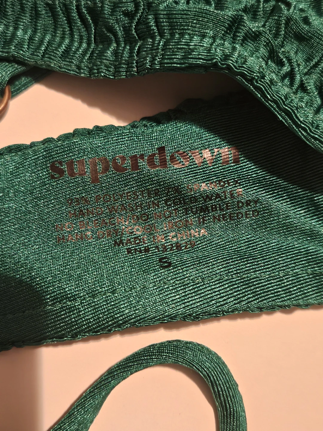 Superdown Green Bikini Set - Size S - photo 4
