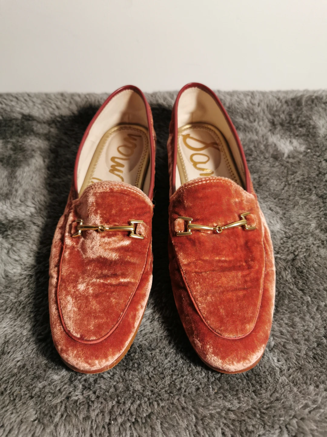 Sam Edelman Velvet Loafers - Size 6