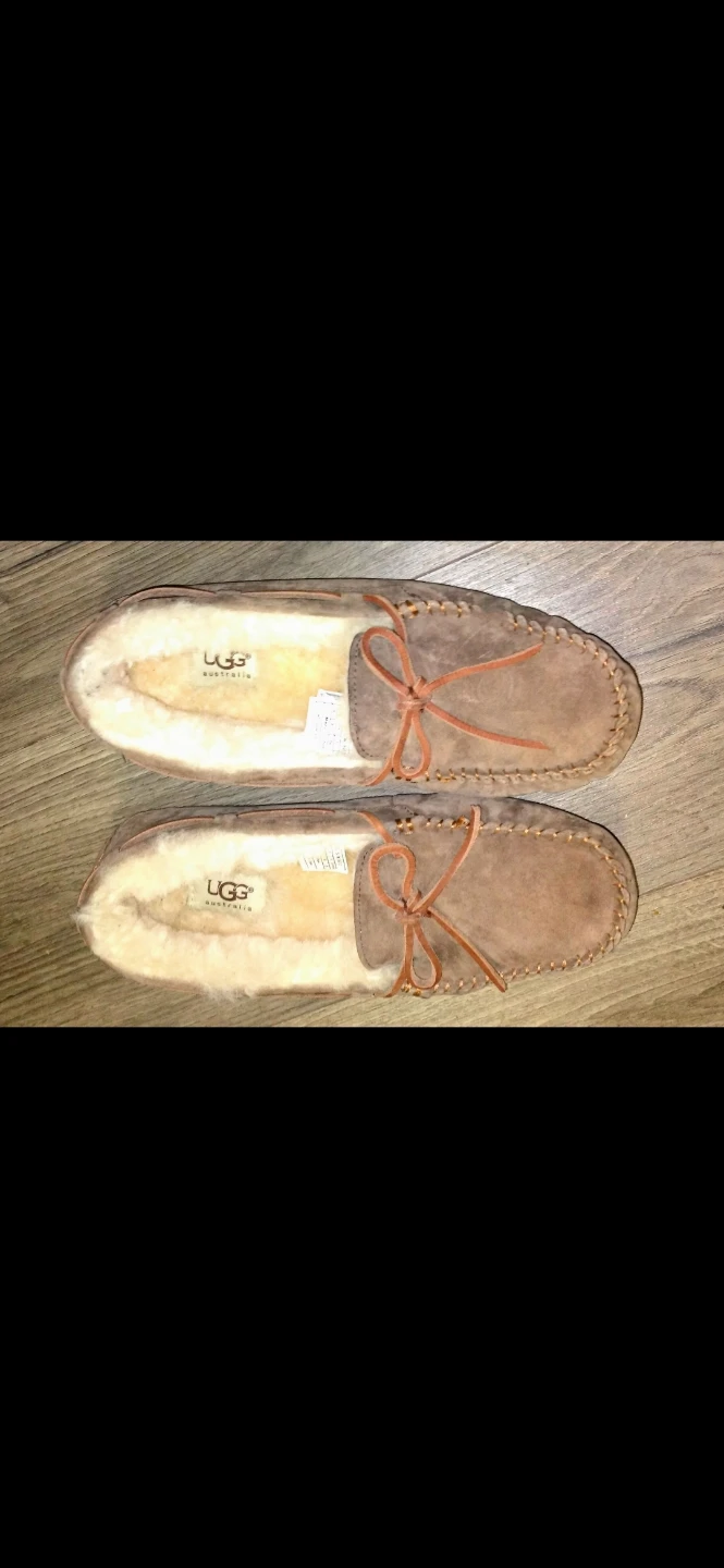 UGG Australia Sheepskin Lined Moccasins