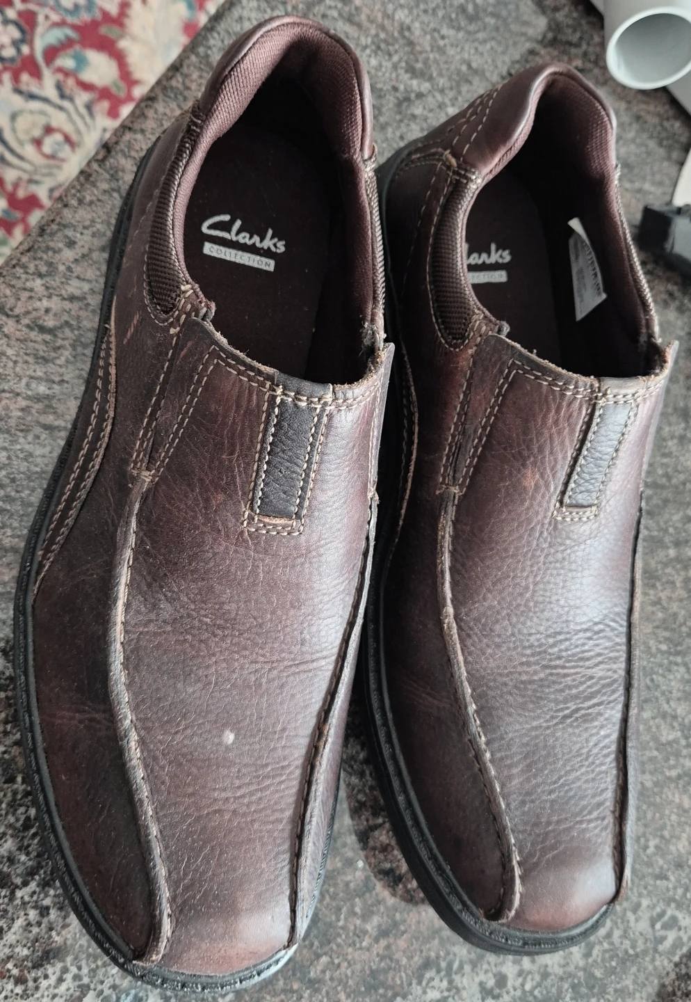 Clarks Collection Brown Leather Shoes