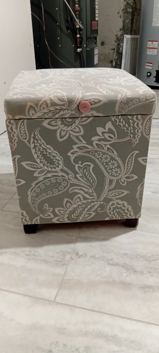 Upholstered Storage Ottoman