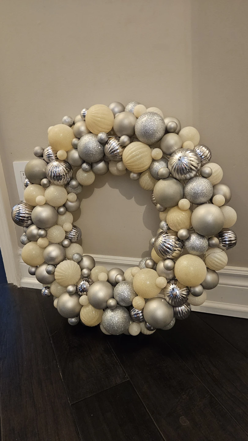 Christmas Ornament Wreath - photo 3