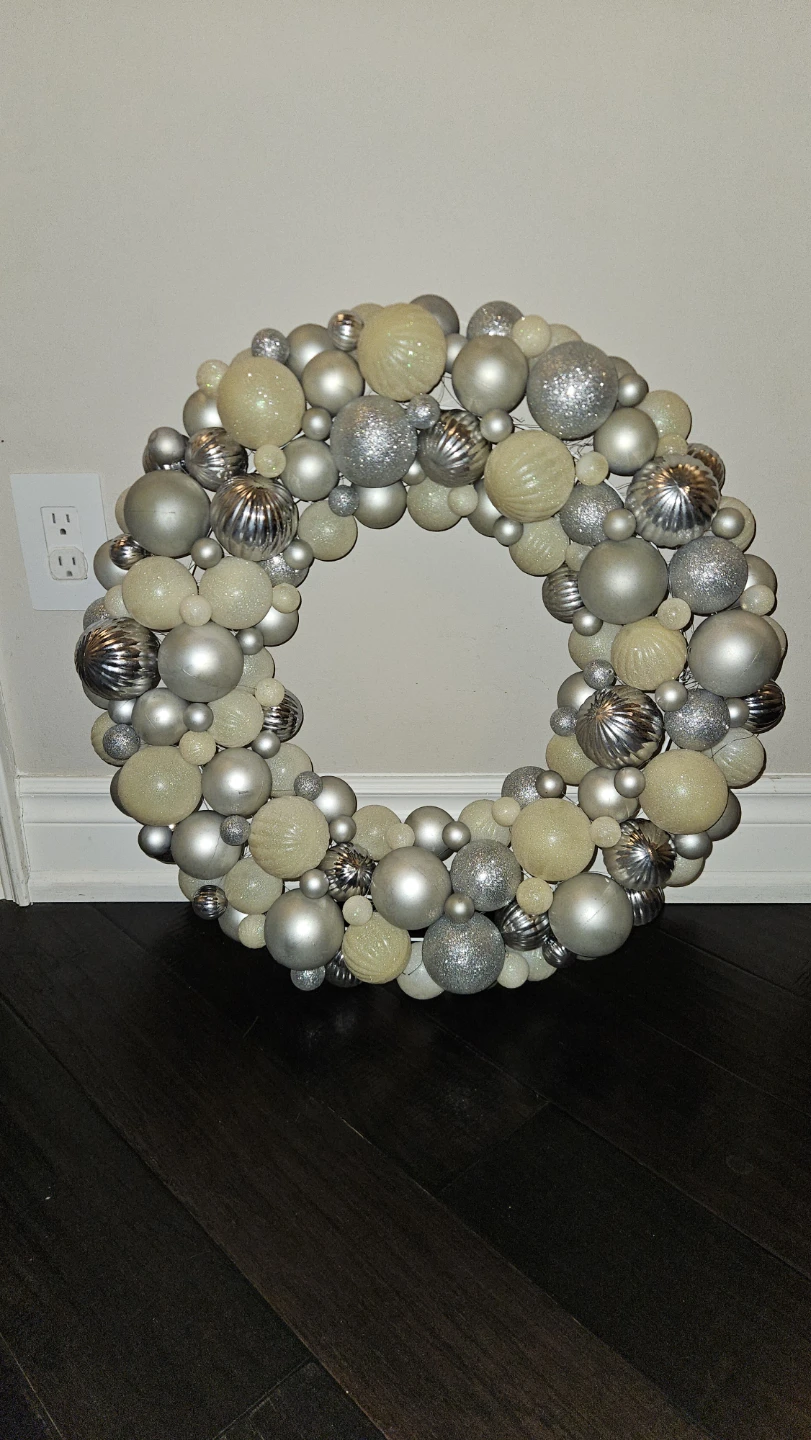 Christmas Ornament Wreath - photo 4