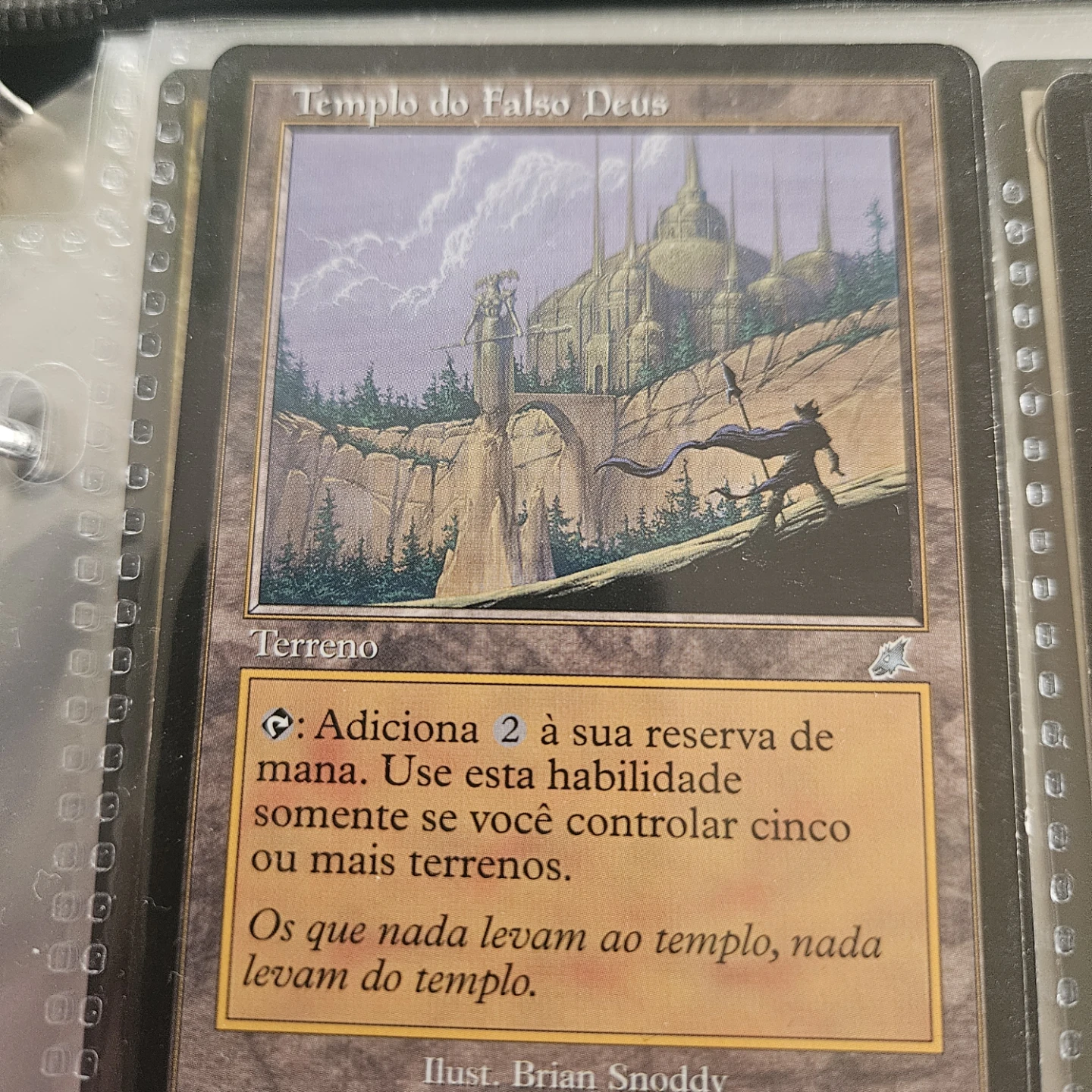 Magic The Gathering Card - Templo do Falso Deus