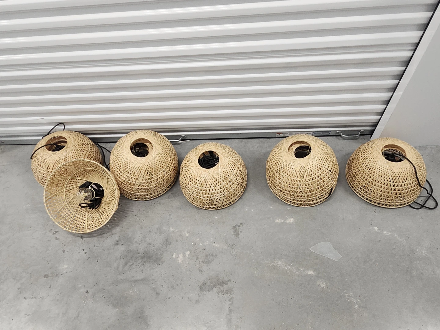 Wicker Pendant Lamp Shade - photo 3