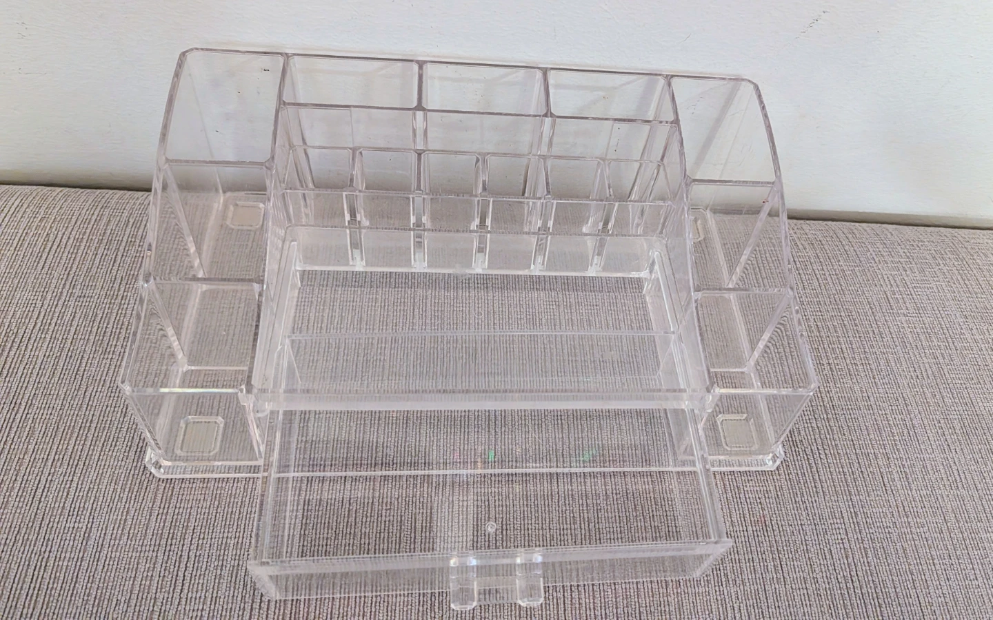 Acrylic Makeup Organizer With Drawer Storage - photo 3