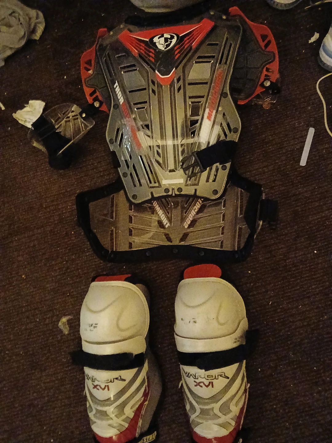 Thor Chest Protector & Answer XVI Knee Guards