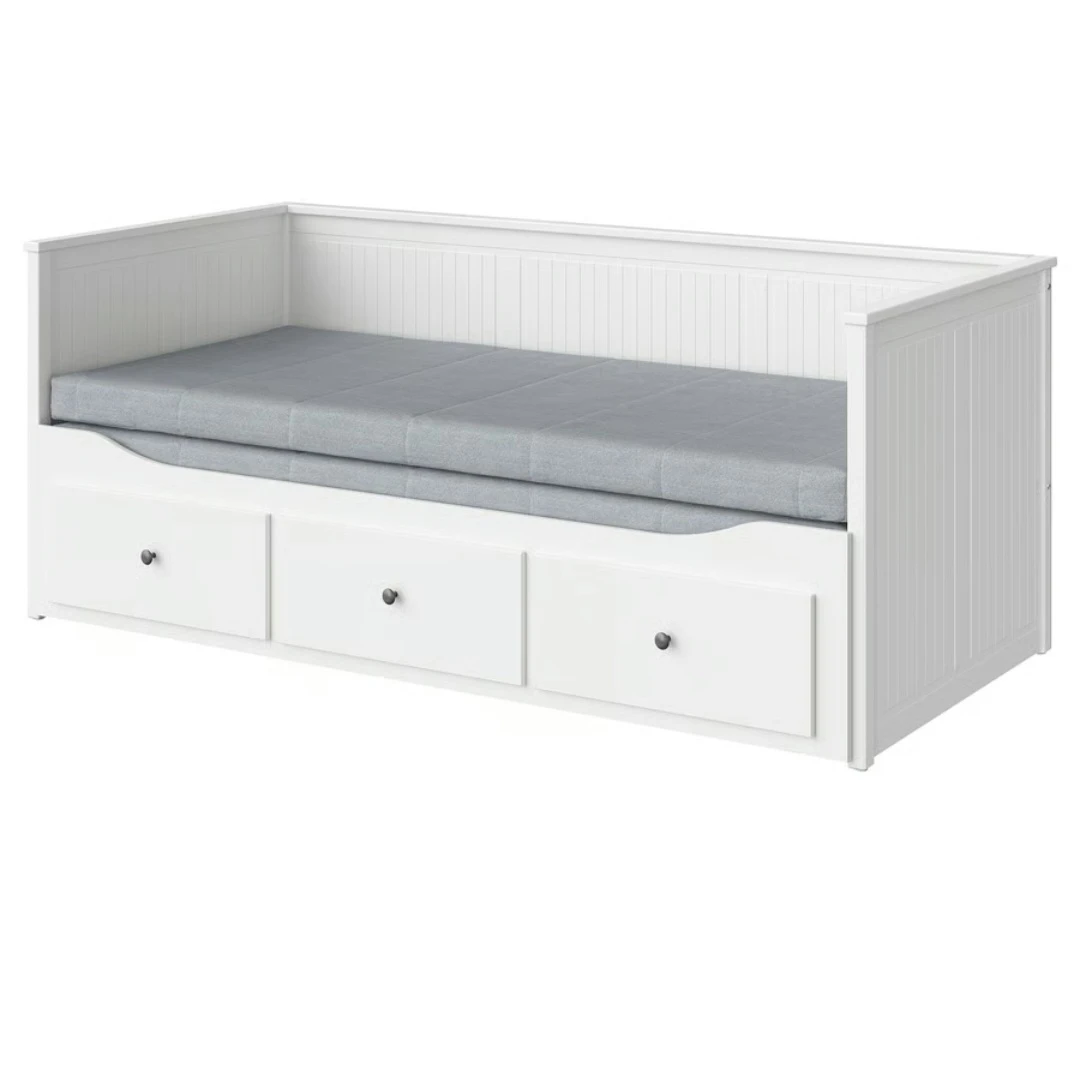 White Daybed with 3 Drawers