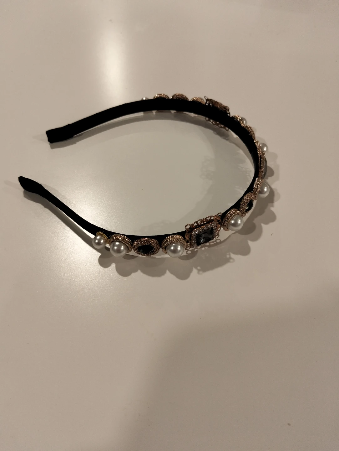 Elegant Pearl & Stone Headband - photo 2