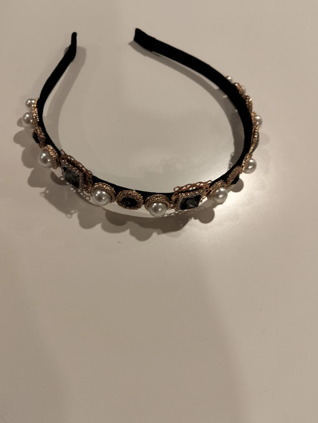 Elegant Pearl & Stone Headband - photo 3
