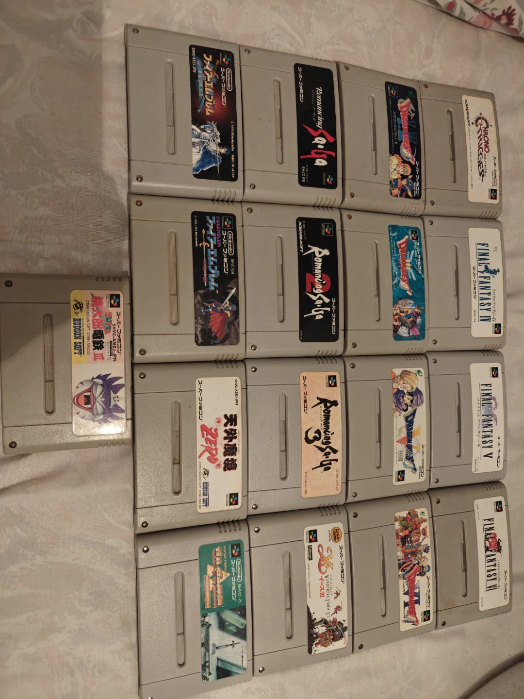 50 take all 17 games, Super Nintendo Game Cartridges Lot